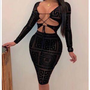 Sexy mesh dress
